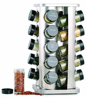 Orii 20 Jar Spice Rack with Spices Included