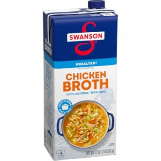 Swanson 100% Natural Unsalted Chicken Broth